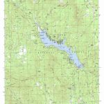 Bass Lake Topographic Map, Ca   Usgs Topo Quad 37119C5   Bass Lake California Map