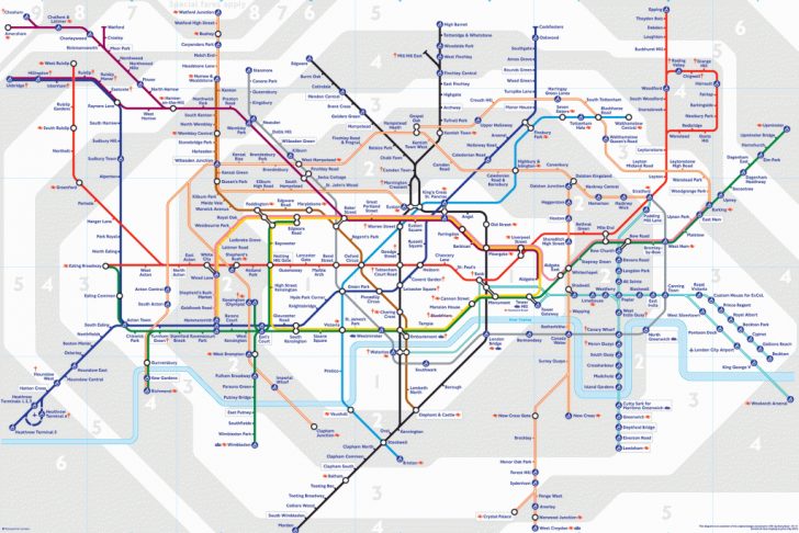 London Metro Map Printable