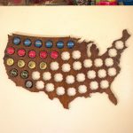 Beer Cap Map: 4 Steps (With Pictures)   Texas Beer Cap Map