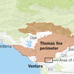 Before And After: Where The Thomas Fire Destroyed Buildings In   Map Of Thomas Fire In California