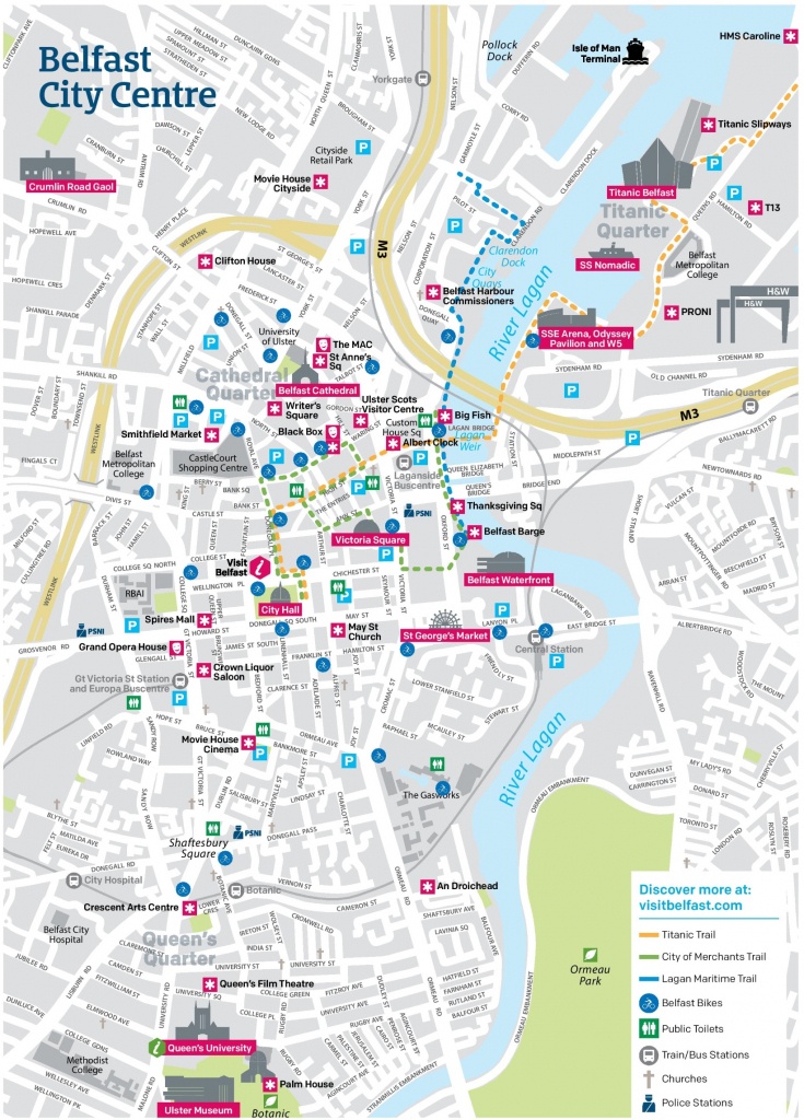 Belfast City Center Map - Belfast City Map Printable