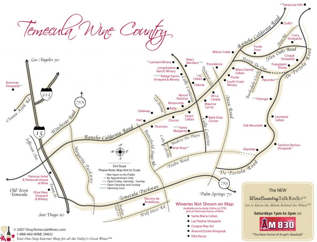 Best Temecula Wineries | Hubpages - Temecula Winery Map Printable