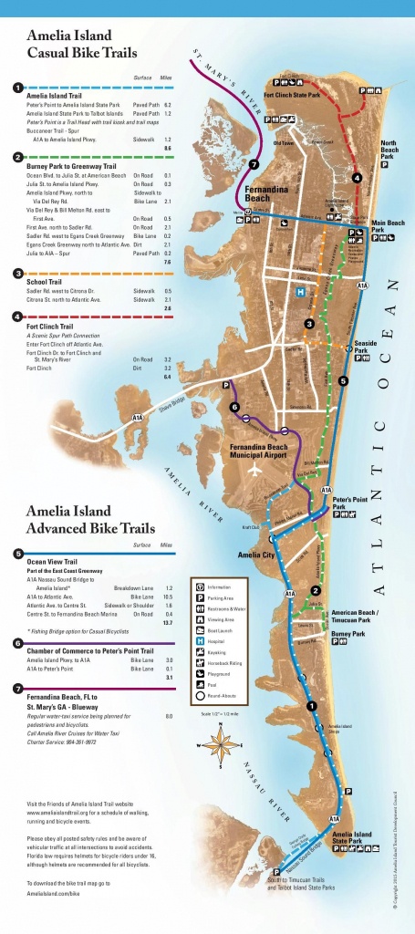 Bicycling On Amelia Island - Amelia Island, Florida | Travel In 2019 - Amelia Island Florida Map