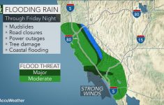 Biggest Storm Of Winter' To Unleash Flooding Rain In California Into - California Coast Weather Map