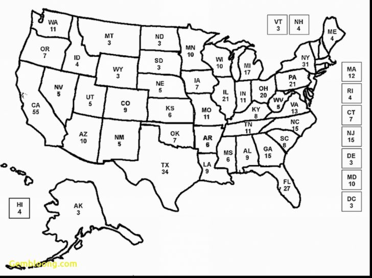 Usa Map Black And White Printable