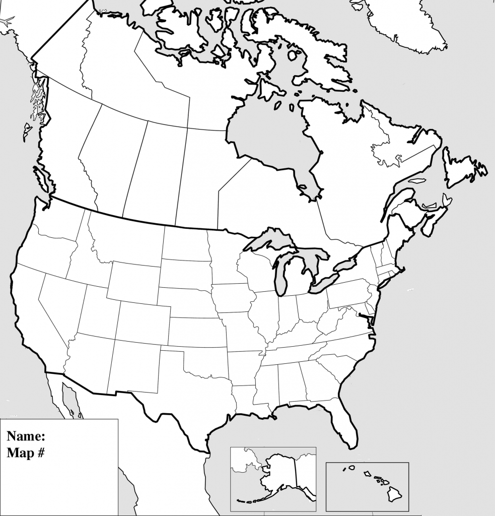 Blank Canada Map Quiz - Capitalsource - Blank Us And Canada Map Printable