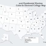 Blank Electoral Map 2016 | Sksinternational   2016 Printable Electoral Map