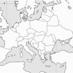 Blank Europe Map Printable | Sitedesignco   Europe Outline Map Printable