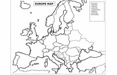 Blank Europe Map Quiz - World Wide Maps - Europe Map Quiz Printable