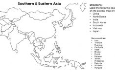 Blank Map Of Asia Countries Noavg Me With Blind Big South East - Printable Blank Map Of Southeast Asia