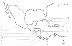 Blank Map Of Central America And Travel Information | Download Free - Printable Map Of Central America