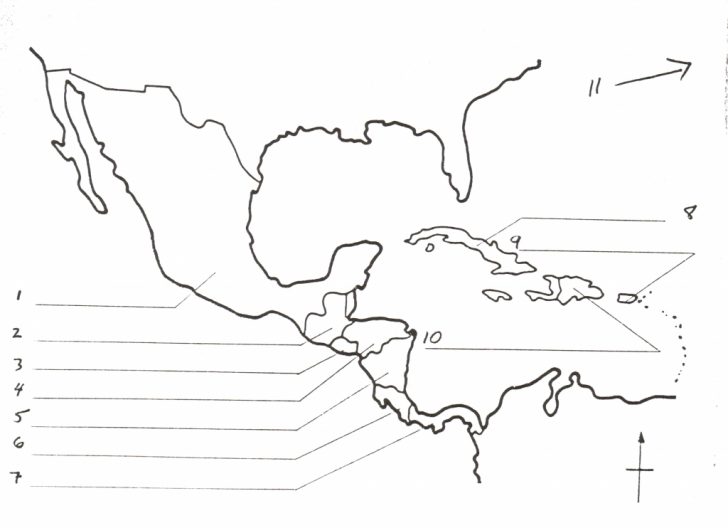 Printable Map Of Central America