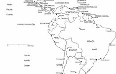 Blank Map Of Central And South America 8 - World Wide Maps - Printable Map Of Central America