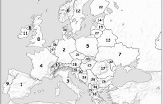 Blank Map Of Europe Quiz Online With 1 - World Wide Maps - Europe Map Quiz Printable