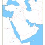 Blank Map Of Middle East | Cc Geography | Geography, Middle East Map   Printable Map Of Middle East