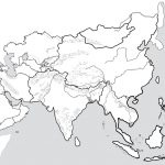 Blank Map Of Monsoon Asia And Travel Information | Download Free   Asia Outline Map Printable