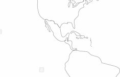 Blank Map Of North And South America - Koman.mouldings.co - Printable Map Of North And South America
