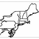 Blank Map Of Northeast Region States | Maps | Printable Maps, Map   Printable Map Of Northeast Us