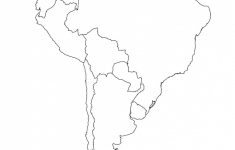 Blank Map Of South American Countries And Travel Information - Printable Map Of South America With Countries