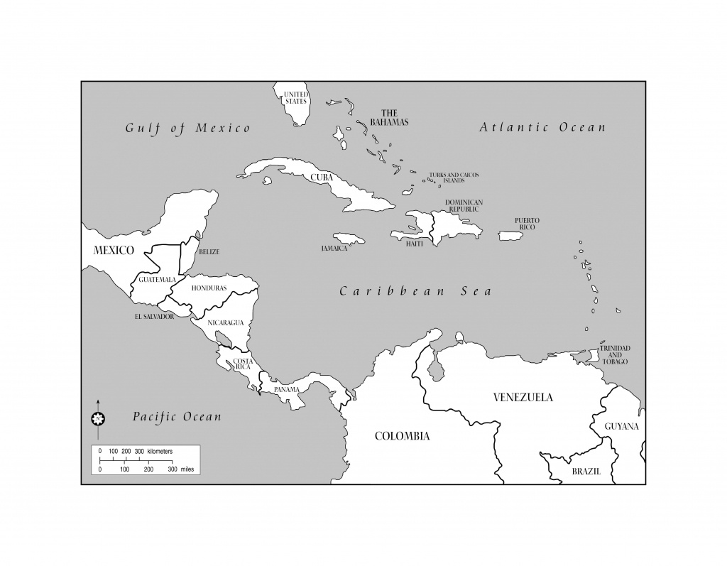 Blank Map Of The Caribbean And Travel Information | Download Free - Free Printable Map Of The Caribbean Islands