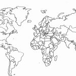 Blank Map Of The World With Countries And Capitals   Google Search   Blank World Map Countries Printable