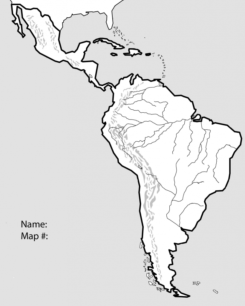 Blank North America Map With Rivers Reference Of Us Printable Unique - Central America Map Quiz Printable
