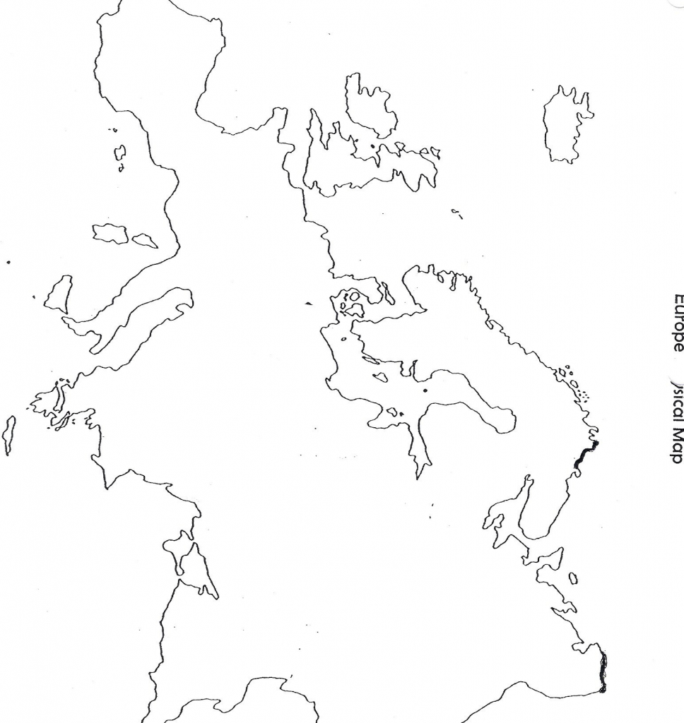 Blank Physical Map Of Europe With Rivers And Mountains Elegant - Printable Blank Physical Map Of Europe