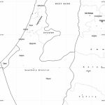 Blank Simple Map Of Israel   Free Printable Map Of Israel