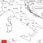 Blank Simple Map Of Italy   Printable Blank Map Of Italy