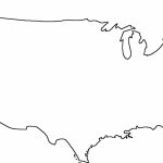 Blank Us Map   Dr. Odd | Geography | United States Map, Map Outline, Map   Free Printable Outline Map Of United States