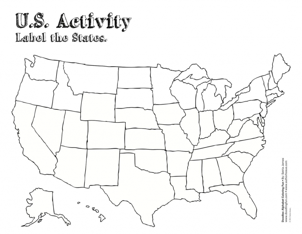Blank Us Map For Capitals - Capitalsource - Blank States And Capitals Map Printable