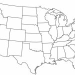 Blank Us Map United States Maps Throughout Us Printable With Of   Printable Blank Usa Map