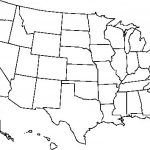 Blank Usa Map Free Outline Of Us United States Pdf At   Printable Usa Map Outline