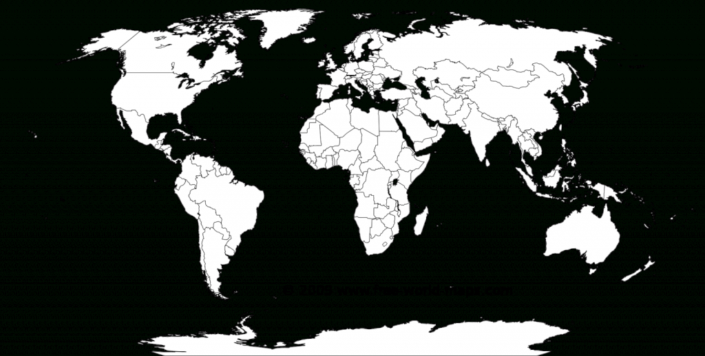 Blank World Map Worksheet ~ Afp Cv - Empty World Map Printable