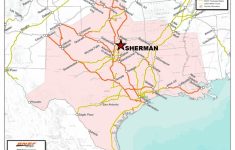 Bnsf Rail Map With Sherman - Sedco - Sherman Texas Map