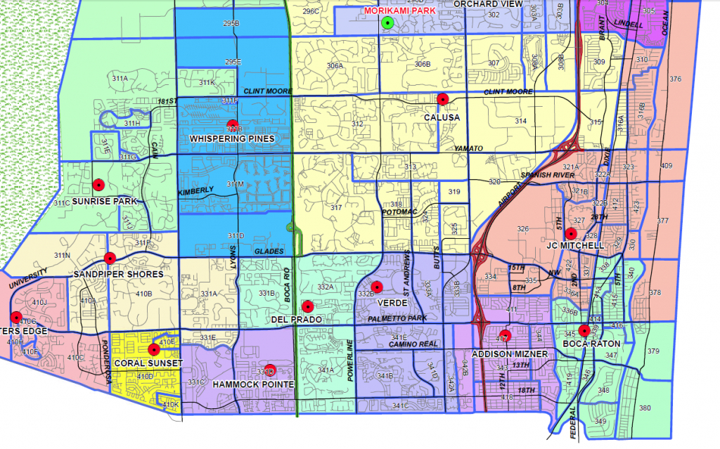 Boca Raton, Florida Public And Private Schools Information, Ratings - Boca Florida Map