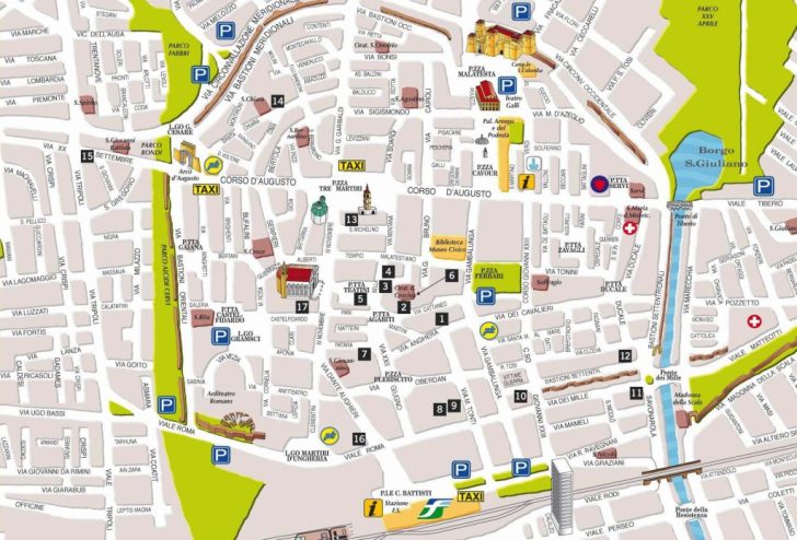 Bologna Tourist Map Printable
