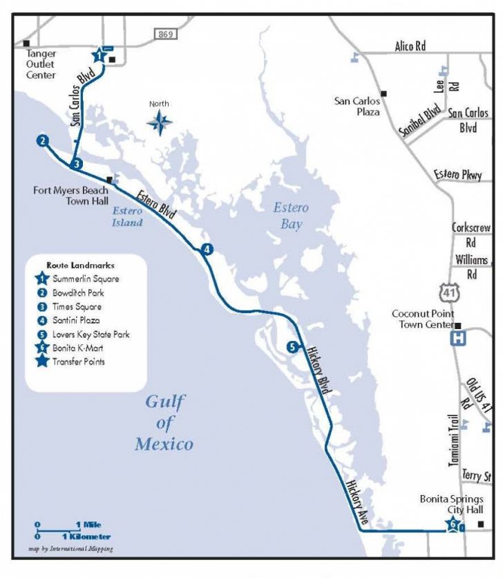 Bonita Beach Florida Map
