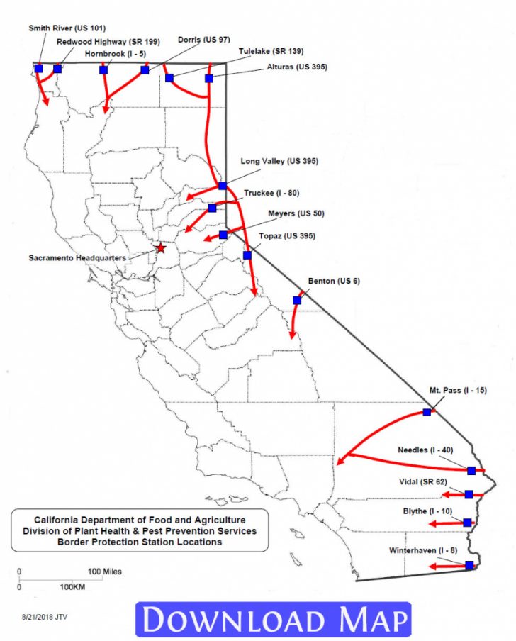 Border Patrol Checkpoints California Map World Map Gray Immigration