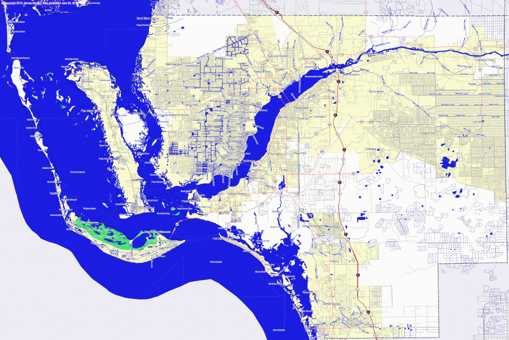 Bridgehunter | Lee County, Florida - Map Of Lee County Florida