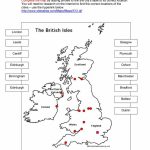 British Isles Map Worksheet   Free Esl Printable Worksheets Made   Free Printable Map Activities