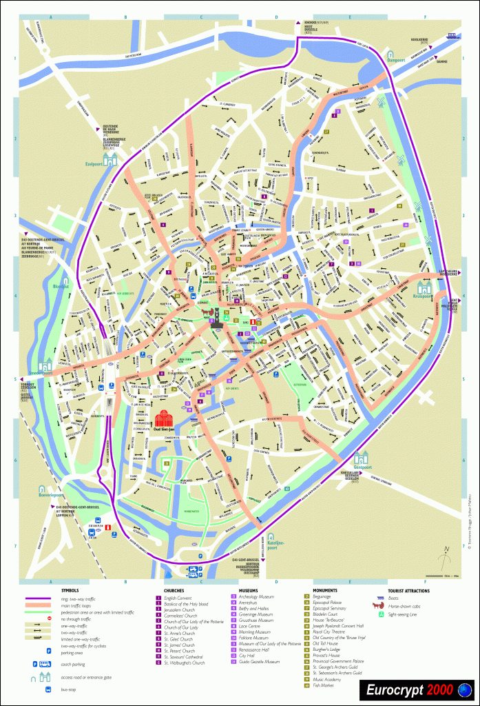 Brugge Map - Detailed City And Metro Maps Of Brugge For Download ...