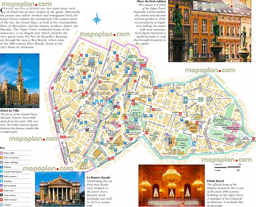 Brussels Maps - Top Tourist Attractions - Free, Printable City - Printable Map Of Brussels