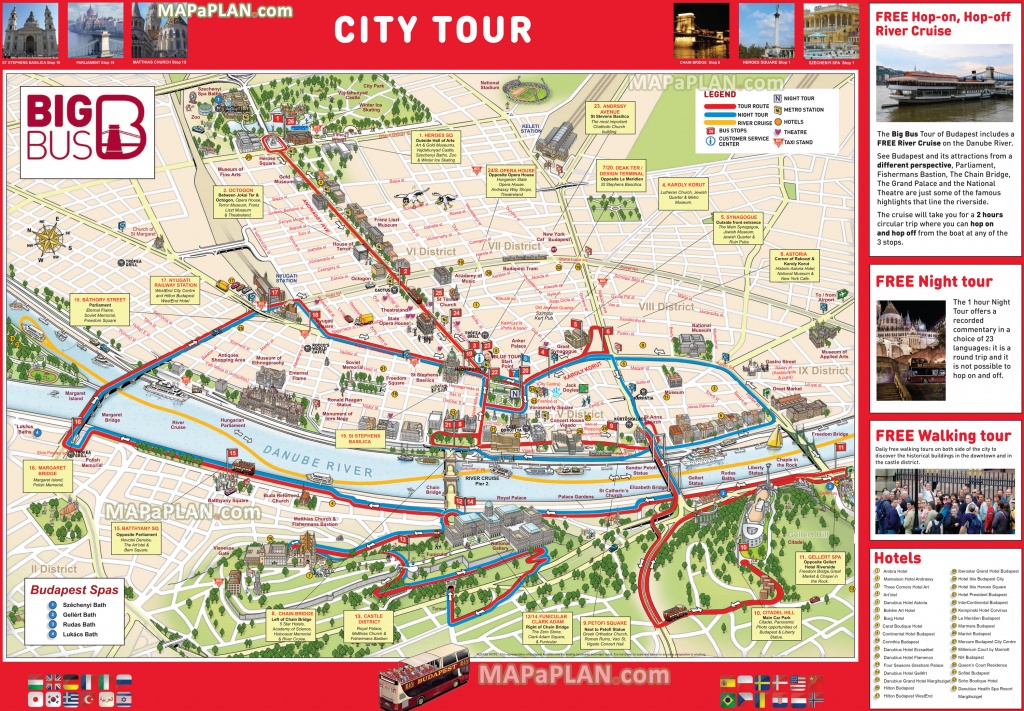 Budapest Maps - Top Tourist Attractions - Free, Printable City - Budapest Tourist Map Printable