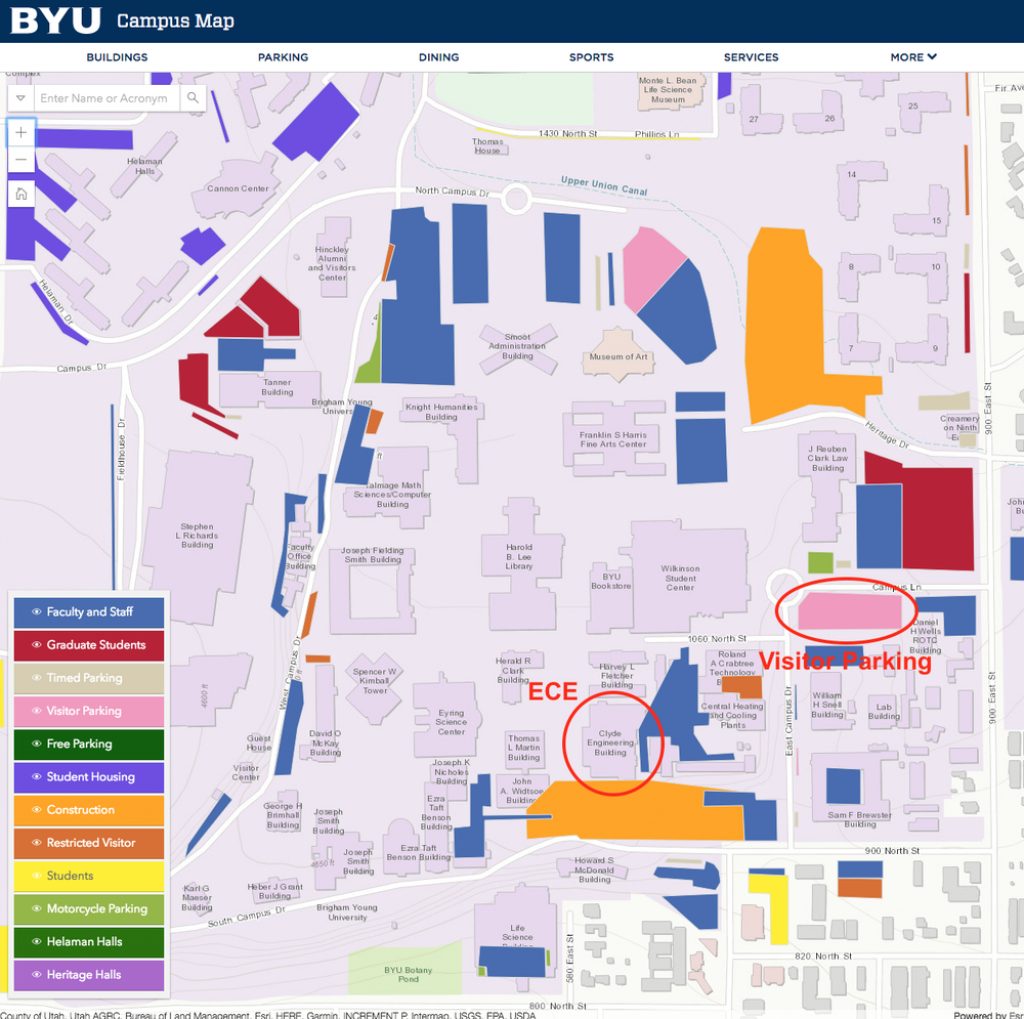 Byu Campus Map – Goletapublishing - Byu Campus Map Printable