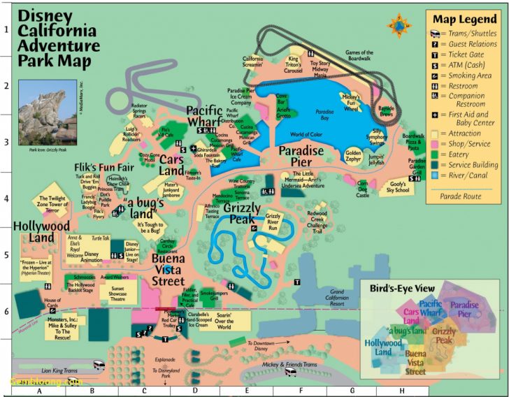 California Adventure Map Pdf