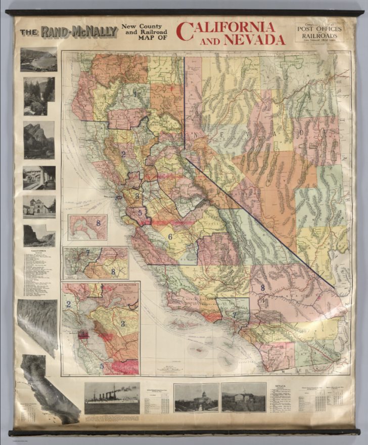 Rand Mcnally California Map