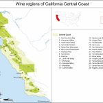 California Central Coast Map Of Vineyards Wine Regions   Central California Wine Country Map