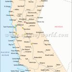California Coast City Map And Travel Information | Download Free   Map Of California Coast Cities