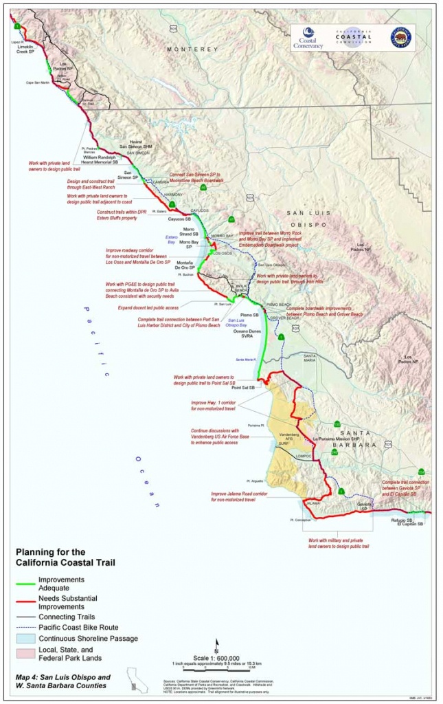 California Coastal Trail - Northern California Hiking Map